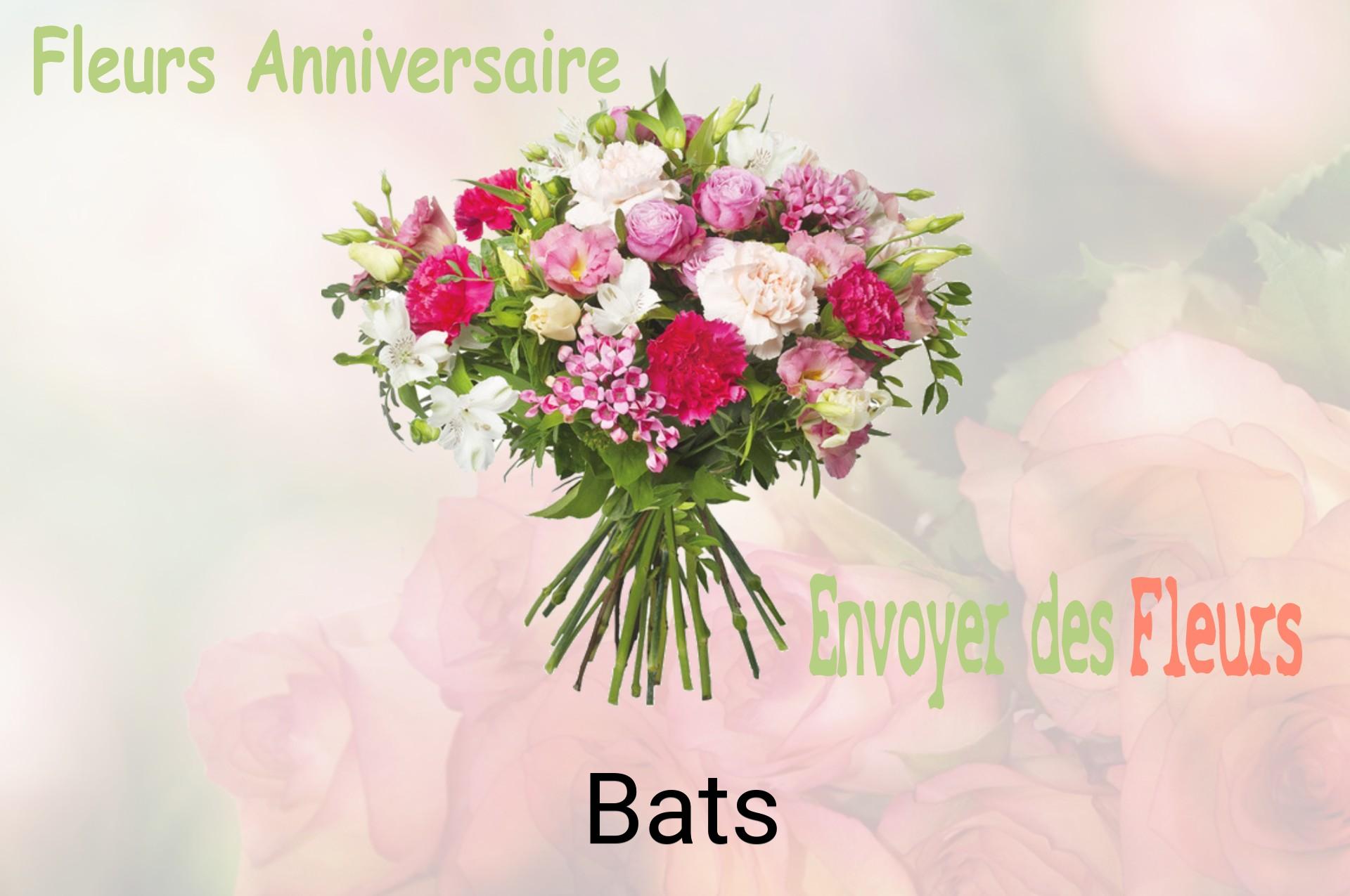 Bouquet de fleurs d’anniversaire livré à Bats