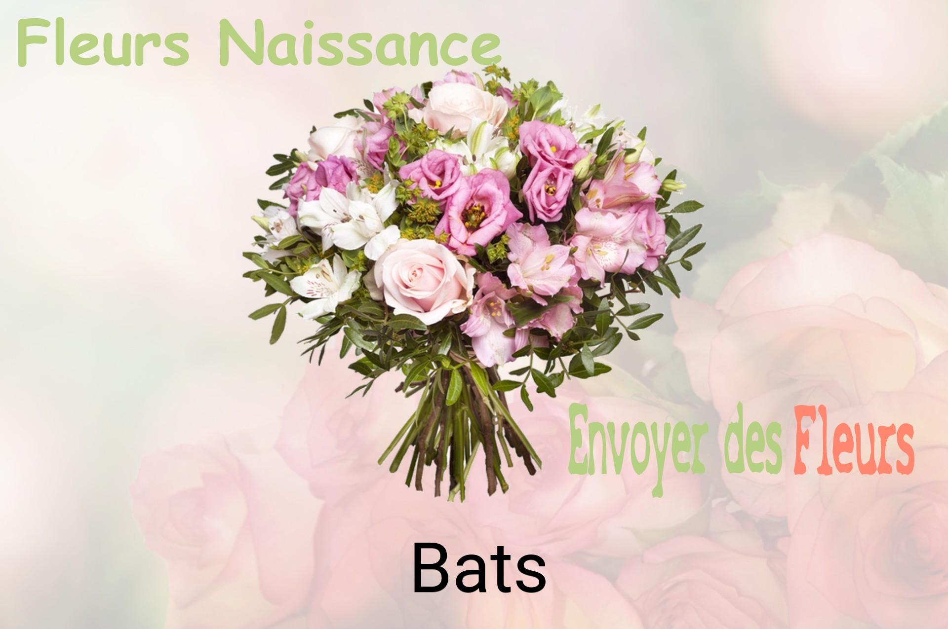 Bouquet de fleurs de naissance livré à Bats